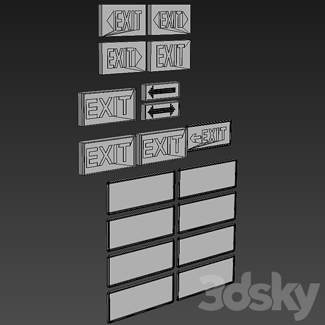 LED display modules. Set 05 3DS Max Model - thumbnail 3