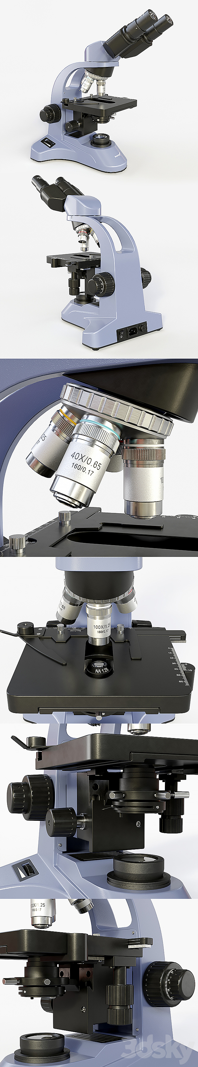 Levenhuk Microscopes 3DS Max Model - thumbnail 2