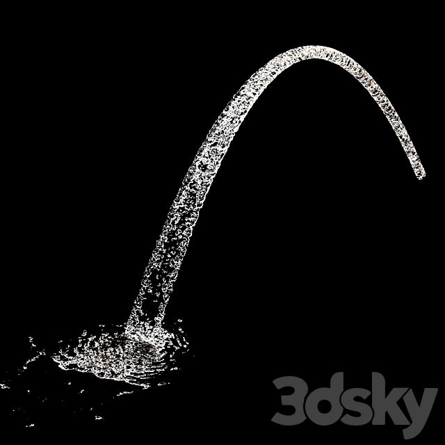 liquid water fountain 3DSMax File - thumbnail 5