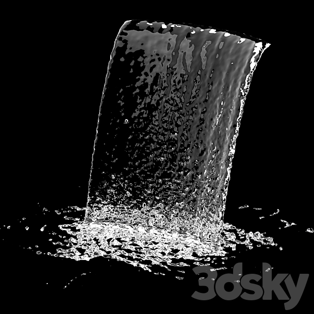 Liquids water fountain set 2 3DSMax File - thumbnail 2