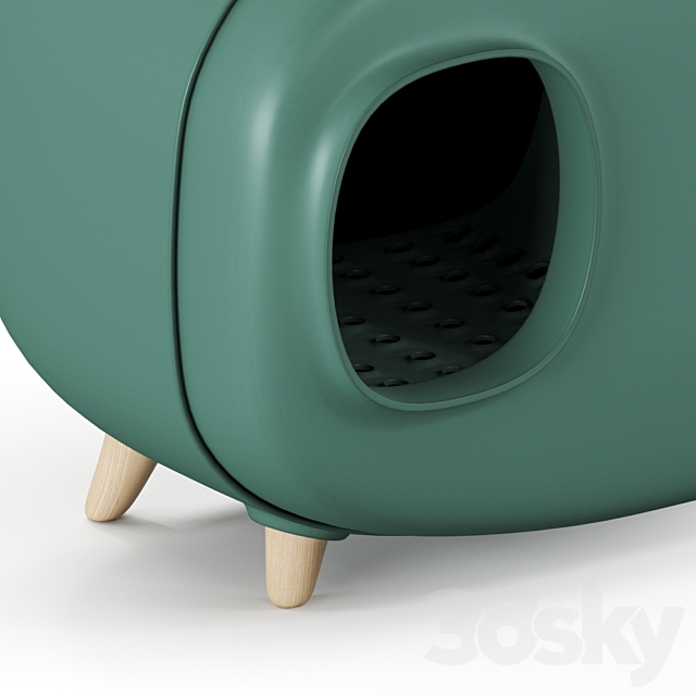 Makesure Cat Litter Box 3DSMax File - thumbnail 3