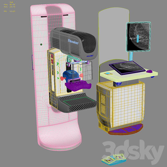 Mammography System 3Dimensions 3DSMax File - thumbnail 5