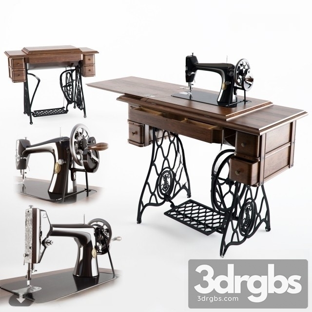 Manual Sewing Machine 3dsmax Download - thumbnail 1