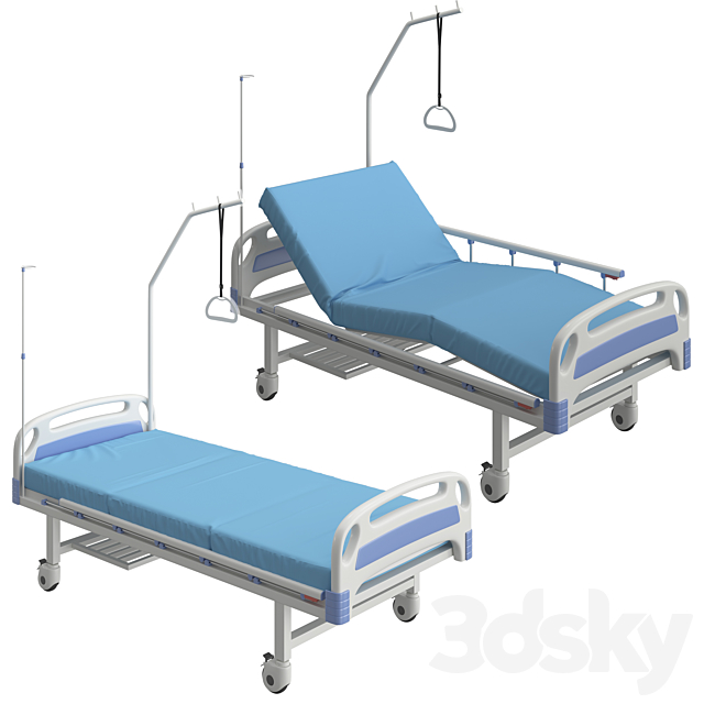 Medical Bed 3ds Max - thumbnail 1