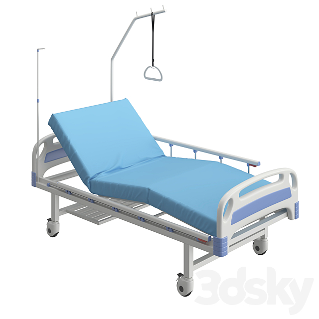 Medical Bed 3ds Max - thumbnail 3