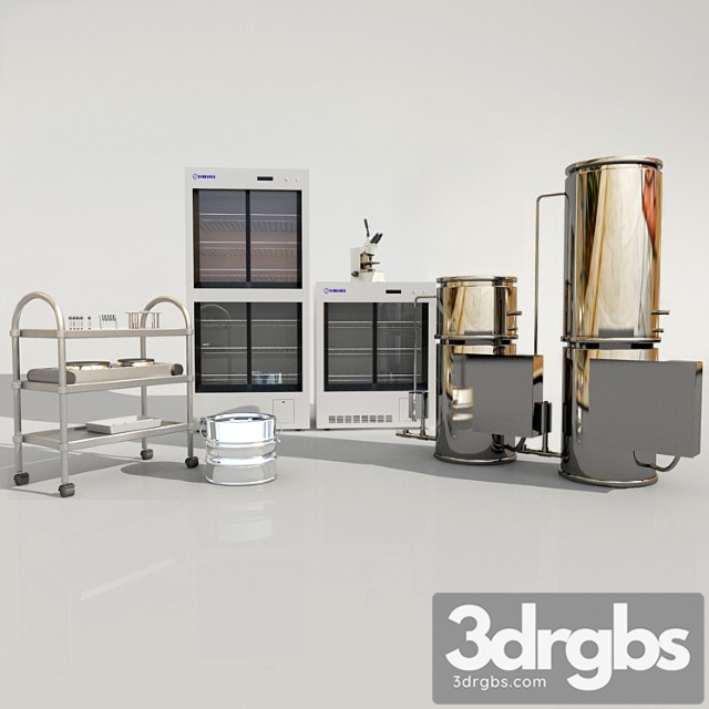 Medical models (laboratory) 3dsmax Download - thumbnail 1