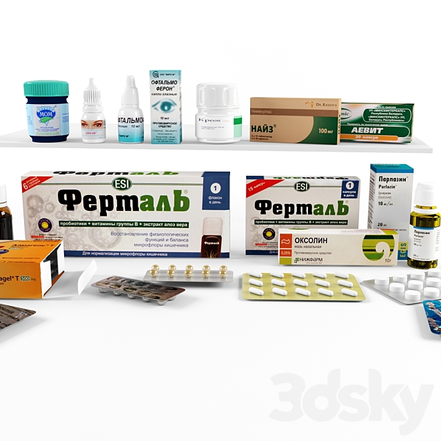 medications 3DSMax File - thumbnail 1