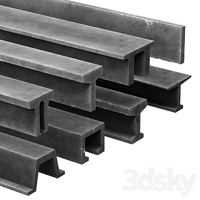 metal beam 3DSMax File - thumbnail 1