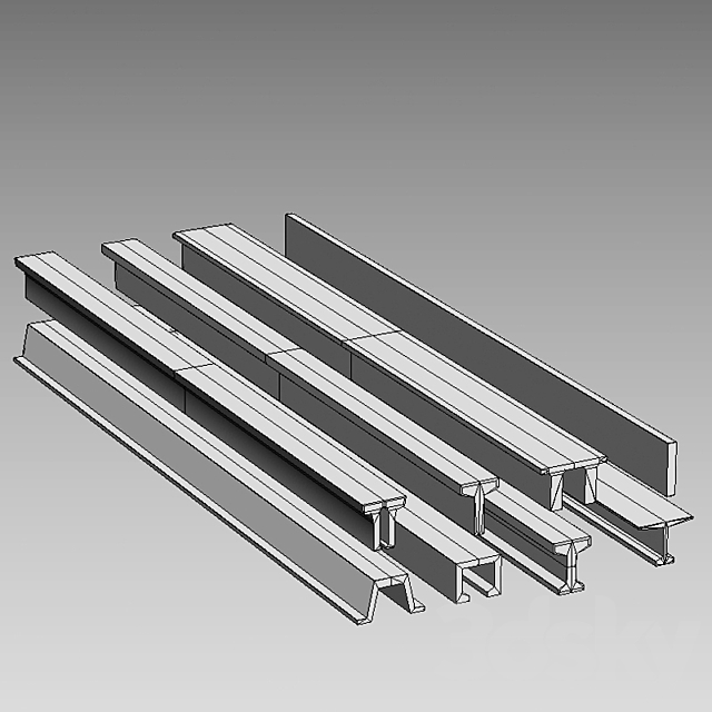 metal beam 3DSMax File - thumbnail 3