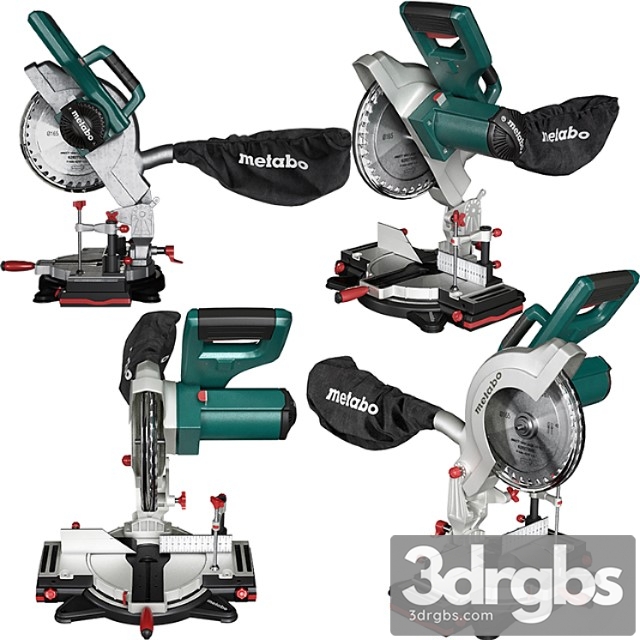 Miter saw metabo 3dsmax Download - thumbnail 1