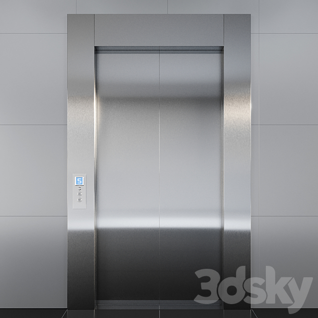 Passenger elevator-2 3DSMax File - thumbnail 3