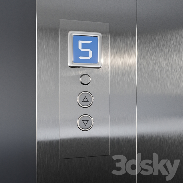 Passenger elevator-2 3DSMax File - thumbnail 4