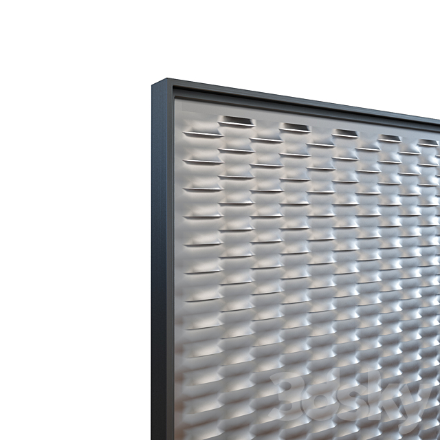 Perforated metal 3DS Max Model - thumbnail 2