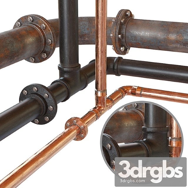 Pipes 3dsmax Download - thumbnail 1