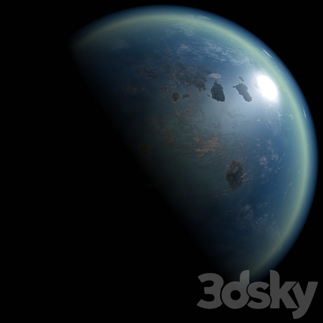 Planet 3DSMax File - thumbnail 4