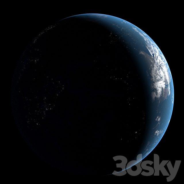 Planet Earth 21k 3DSMax File - thumbnail 3