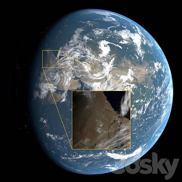 Planet Earth 21k 3DSMax File - thumbnail 5