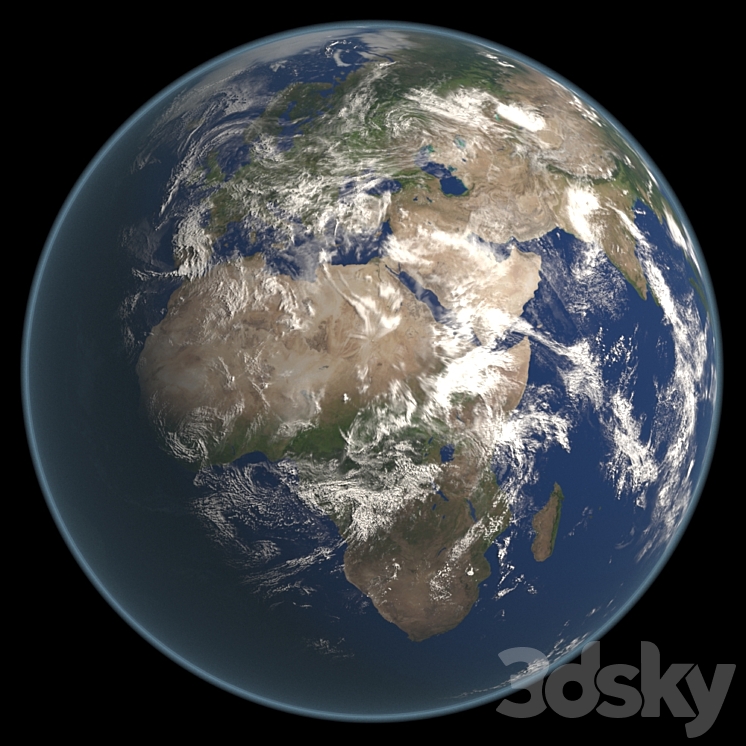 Planet Earth 3DS Max - thumbnail 1