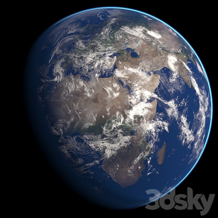 Planet Earth 3DS Max - thumbnail 2