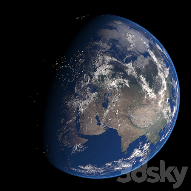 Planet Earth 3DSMax File - thumbnail 3