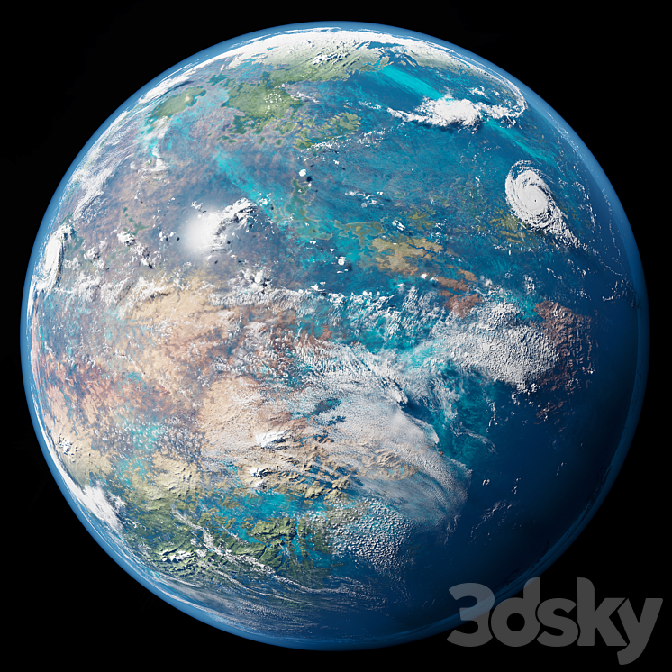 planet vol 1 3DS Max Model - thumbnail 1