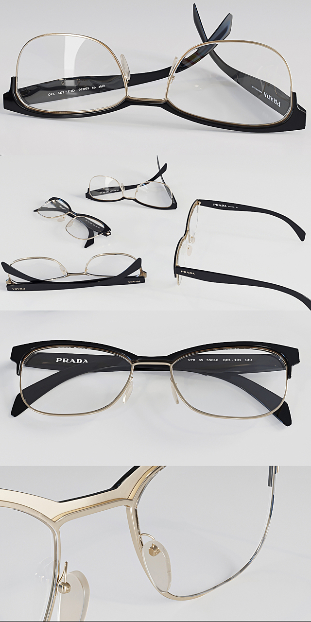 PRADA Glasses 3DSMax File - thumbnail 2