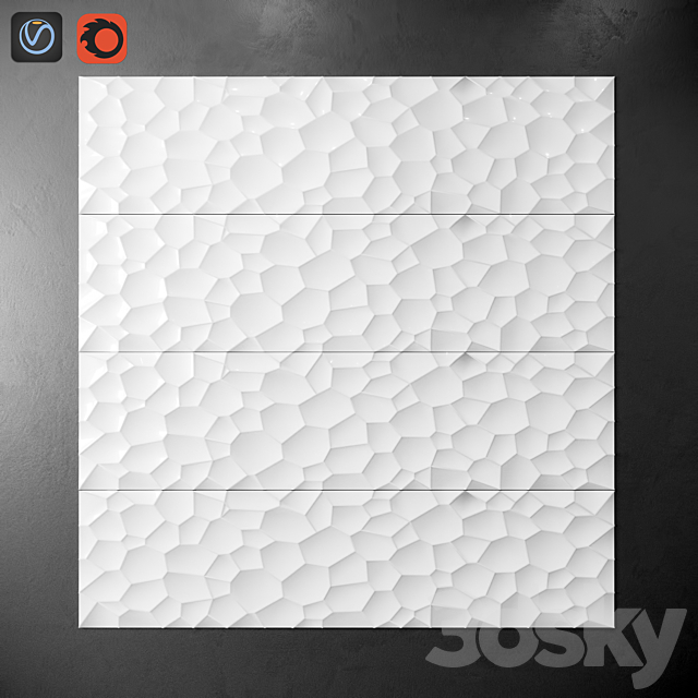 Prisma Blanco Brillo 3ds Max - thumbnail 1