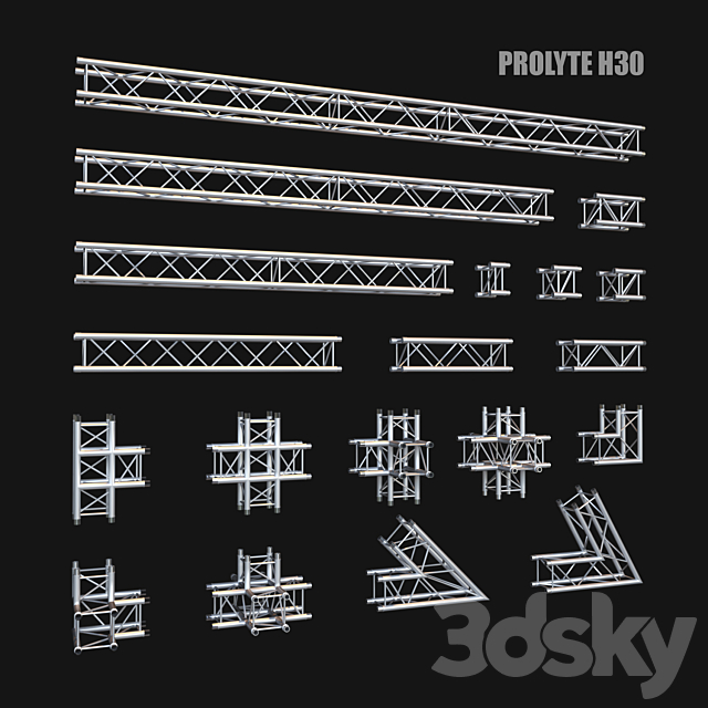 Prolyte H30 3ds Max - thumbnail 1