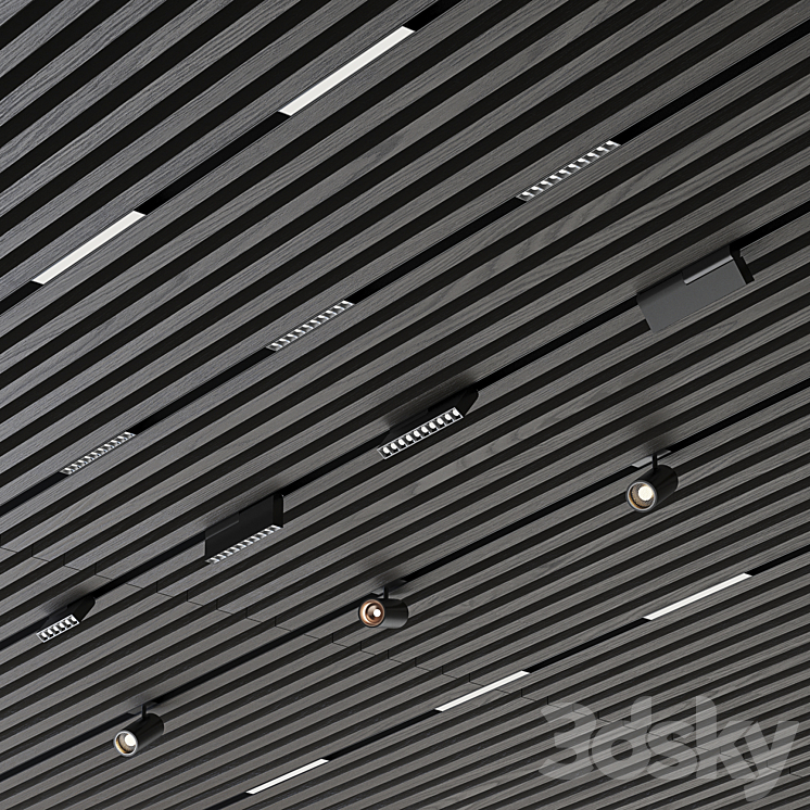 rack ceiling 3DS Max Model - thumbnail 1