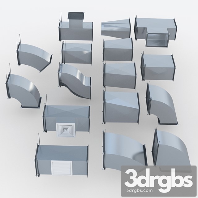 Rectangular ventilation 3dsmax Download - thumbnail 1