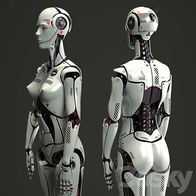 Robot 3DS Max Model - thumbnail 4