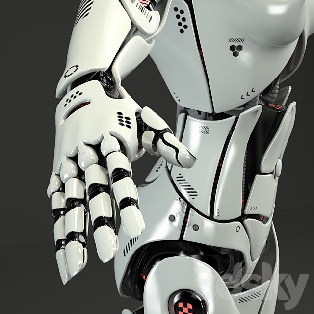 Robot 3DS Max Model - thumbnail 5