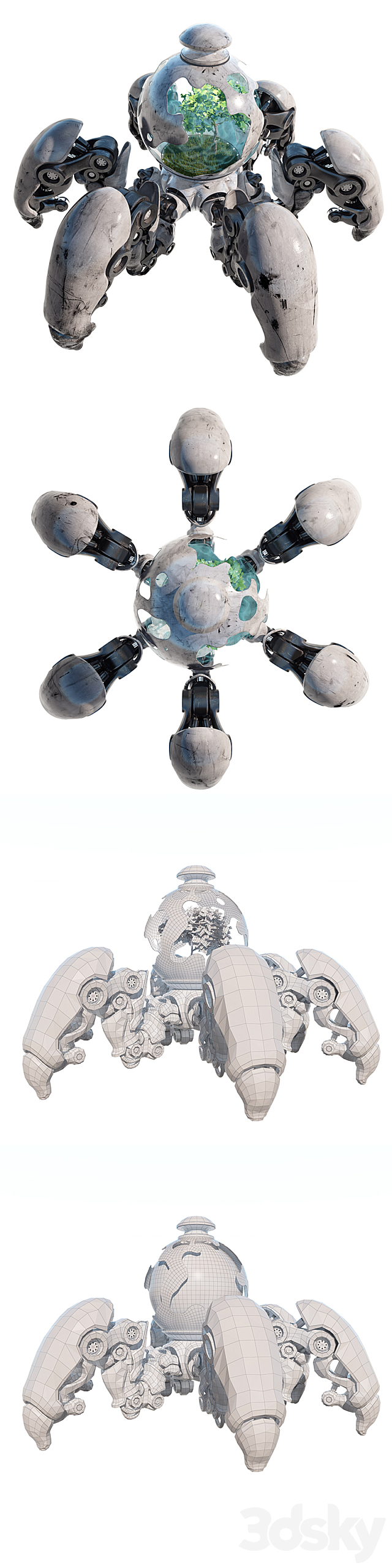 Robot 3DS Max Model - thumbnail 3