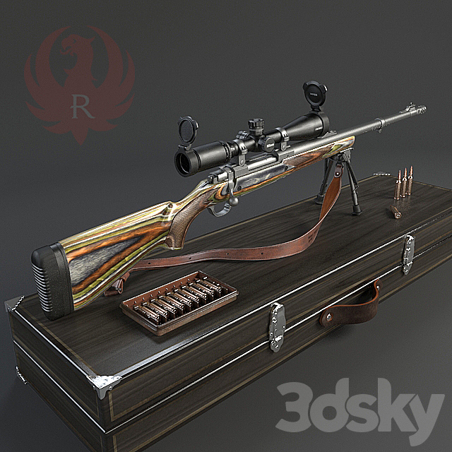 Ruger Guide Gun 3DSMax File - thumbnail 1