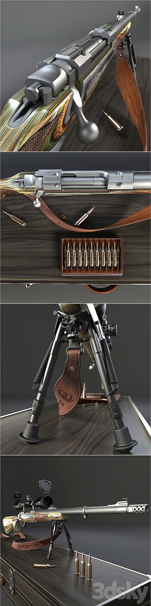 Ruger Guide Gun 3DSMax File - thumbnail 3