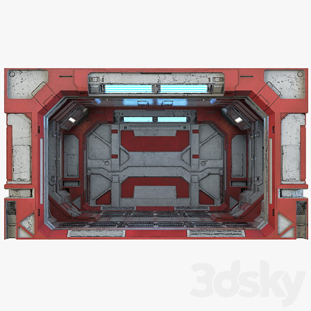 Sci-Fi Element 1 3DSMax File - thumbnail 1