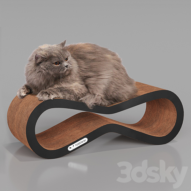 Scratching post – bed for cats Tomeow 3DSMax File - thumbnail 2