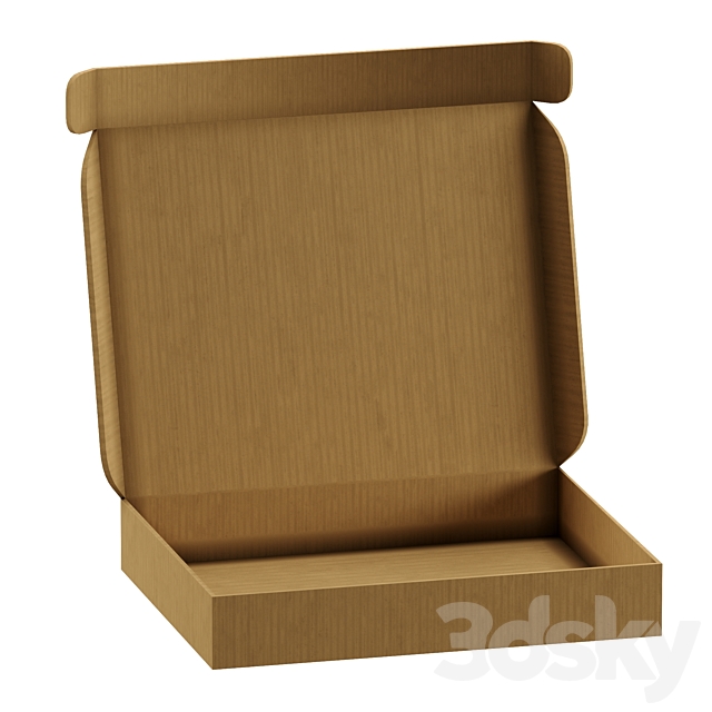 Set of cardboard boxes 3DSMax File - thumbnail 2