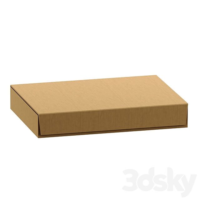 Set of cardboard boxes 3DSMax File - thumbnail 3