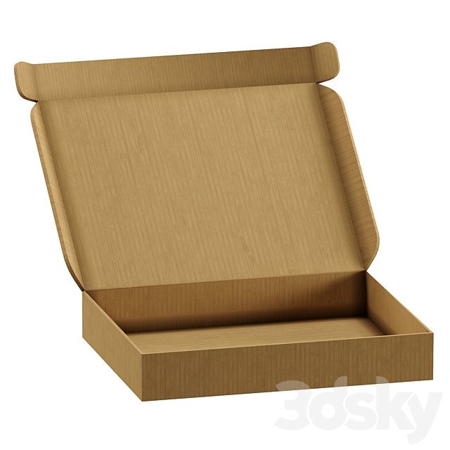 Set of cardboard boxes 3DSMax File - thumbnail 4