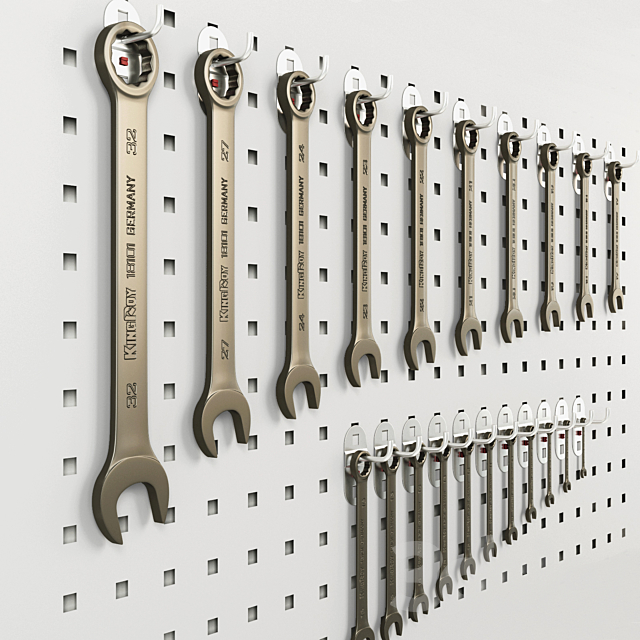 Set of spanners 3ds Max - thumbnail 2