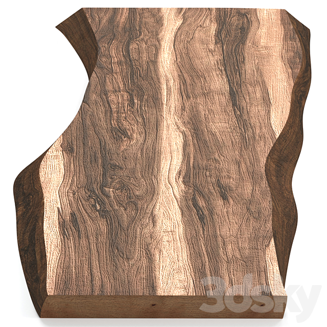 Slabs of wood. 3DSMax File - thumbnail 4