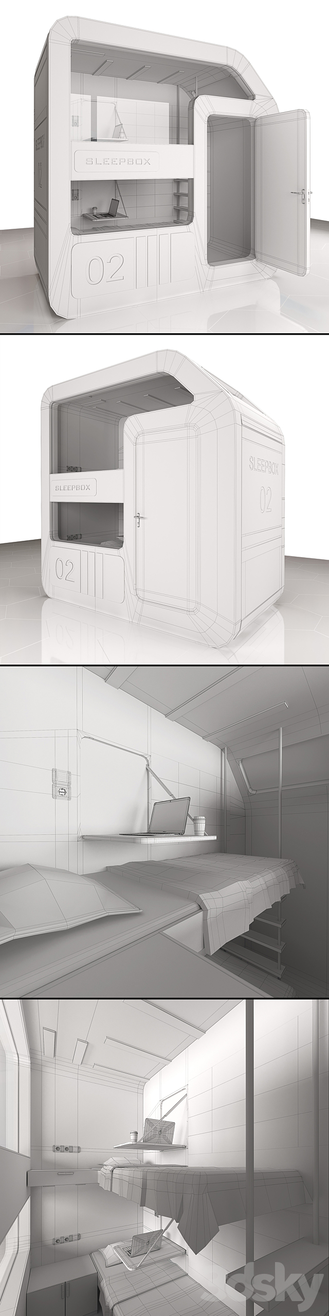 Sleepbox 3ds Max - thumbnail 3