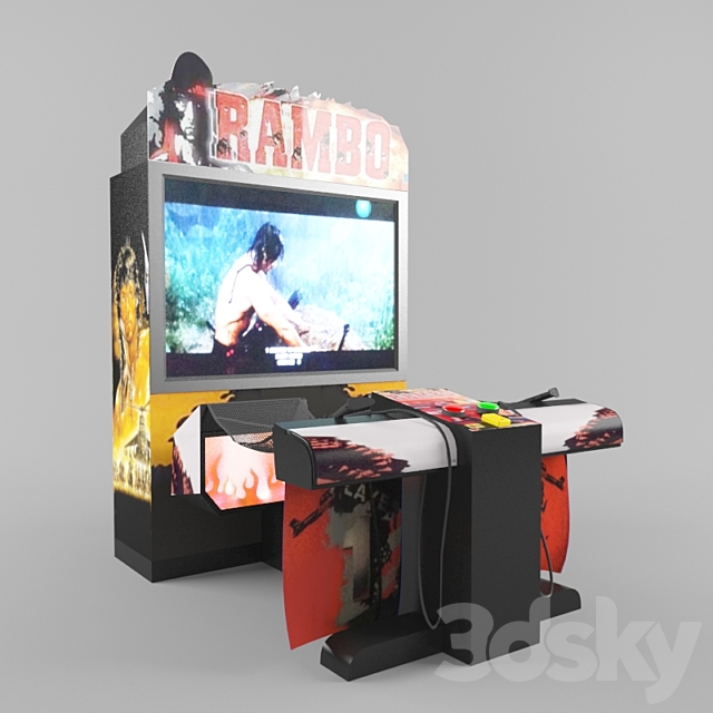 slot machine “Rambo” 3ds Max - thumbnail 1