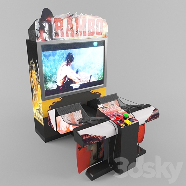 slot machine “Rambo” 3ds Max - thumbnail 2