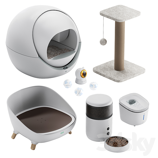 Smart Pets Accessories by Petoneer and Petree 3ds Max - thumbnail 1