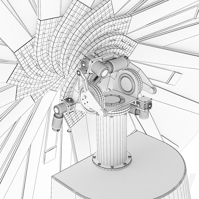 Solar panel SmartFlower 3DSMax File - thumbnail 5