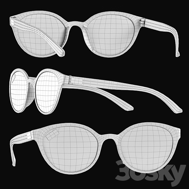 Sunglasses 03 (Sunglasses 03) 3DS Max Model - thumbnail 4