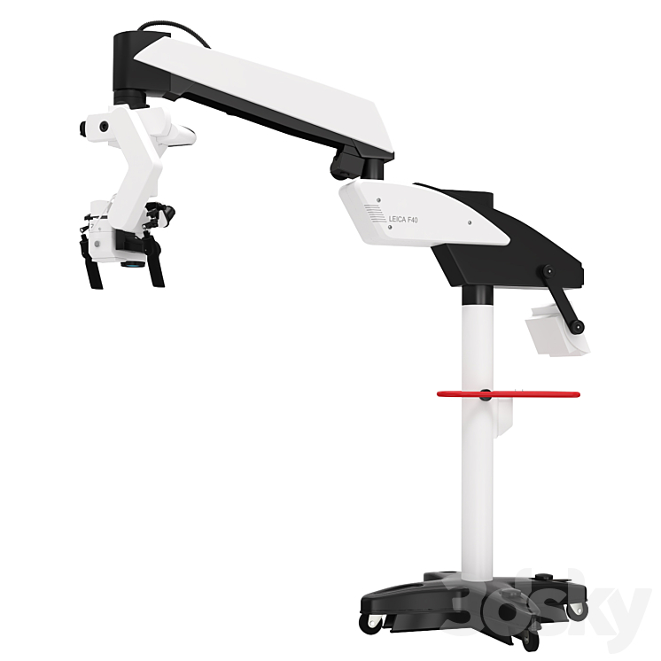 Surgical microscope LEICA M525 F40 3DS Max Model - thumbnail 2