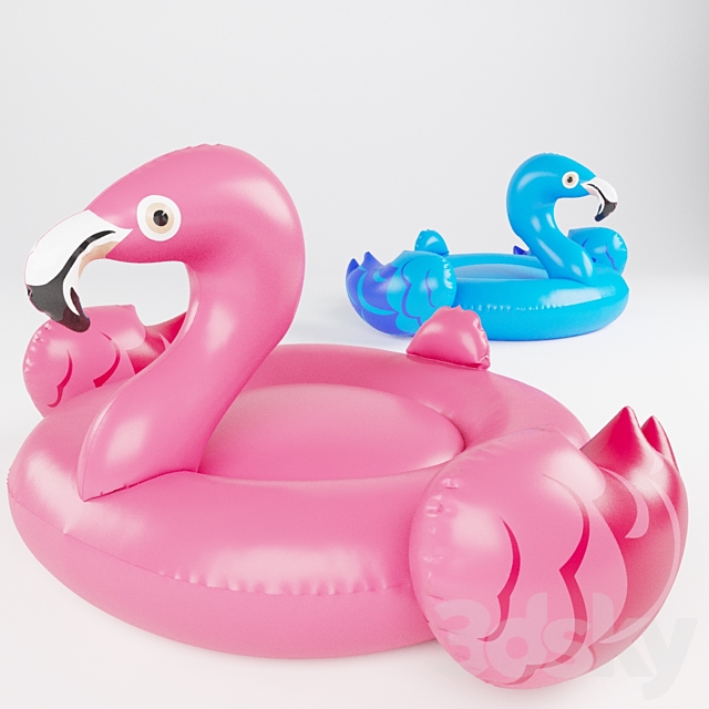 Swimming Flamingo 3DSMax File - thumbnail 1